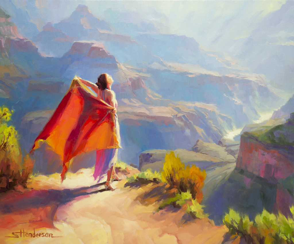 Eyrie -- Wins Juror's Award at the 6th Annual Paint the Parks National Exhibition by Steve Henderson Oil ~ 30 x 36